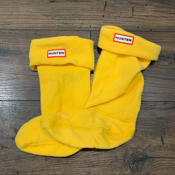 Hunter Other - Hunter Original Kids Boot Socks Yellow Large